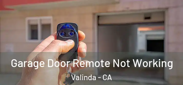  Garage Door Remote Not Working Valinda - CA