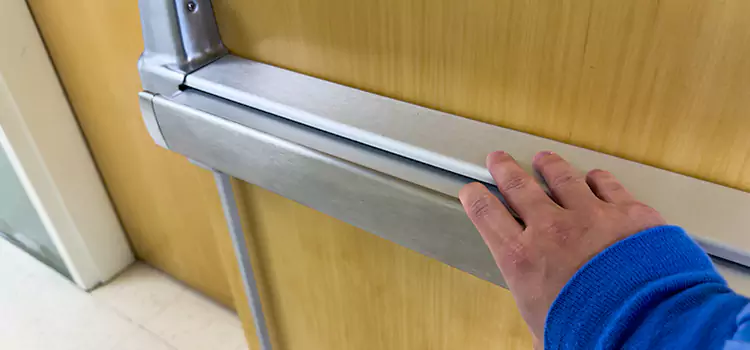 Installing a Push Bar on a Door Valinda